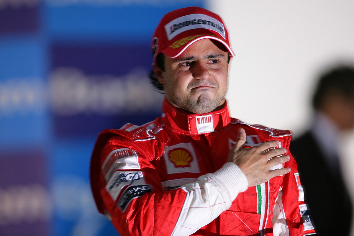 Felipe Massa no pódio