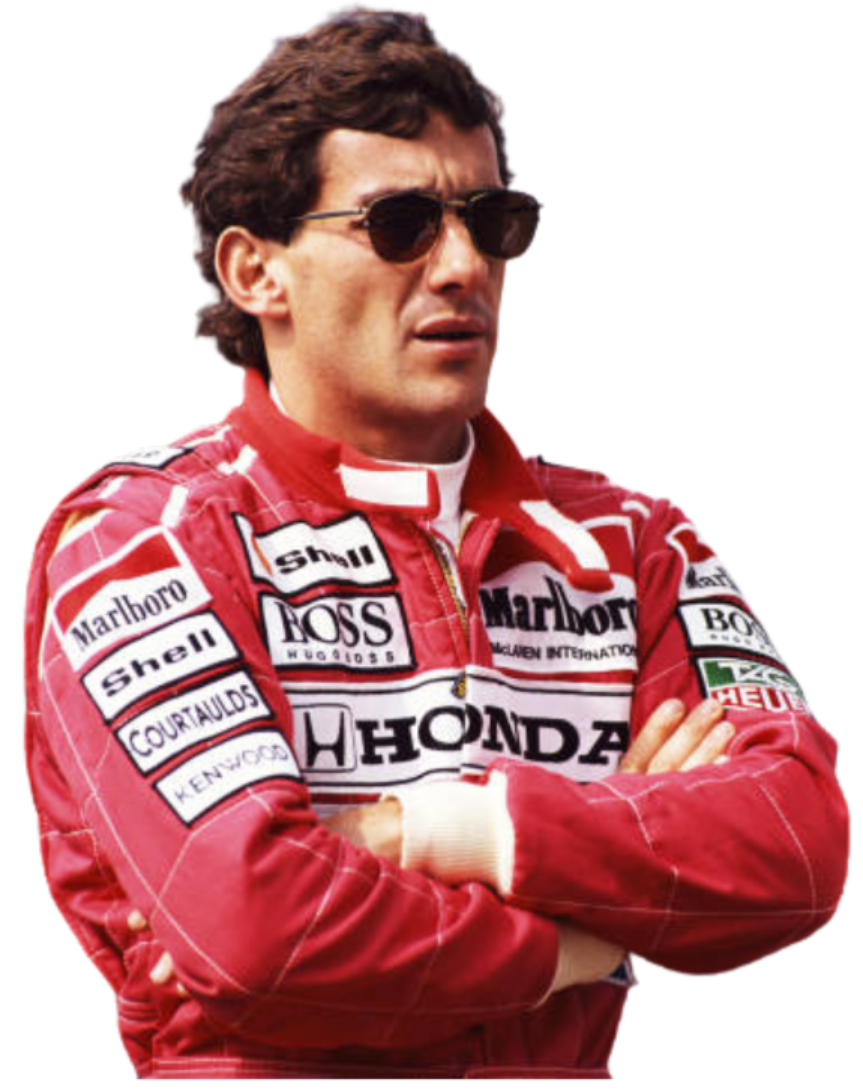 Retrato de Ayrton Senna